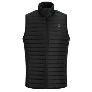 Duży męski bezrękawnik kamizelka ze stójką Jack & Jones 12205347 czarna