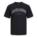 t-shirt czarny z napisami 4xl