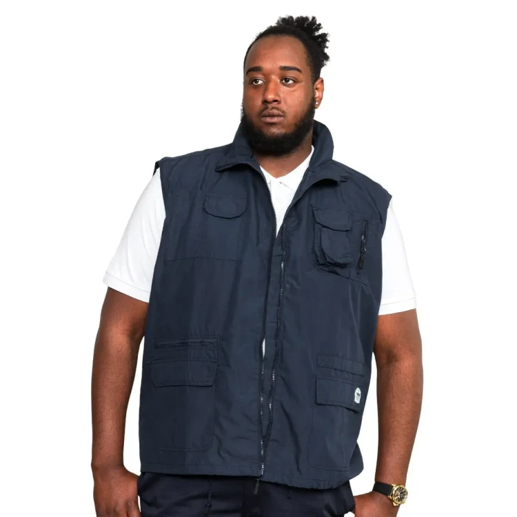 granatowa kamizelka plus size 4xl