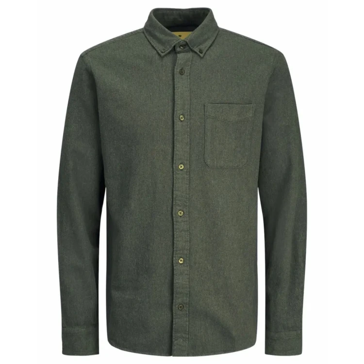 duza meska koszula khaki 7xl gladka plus size