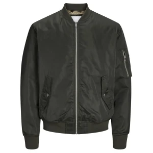Duża męska kurtka bomberka przejściowa Jack & Jones 12265958 khaki