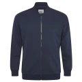 granatowa bluza rozpinana plus size