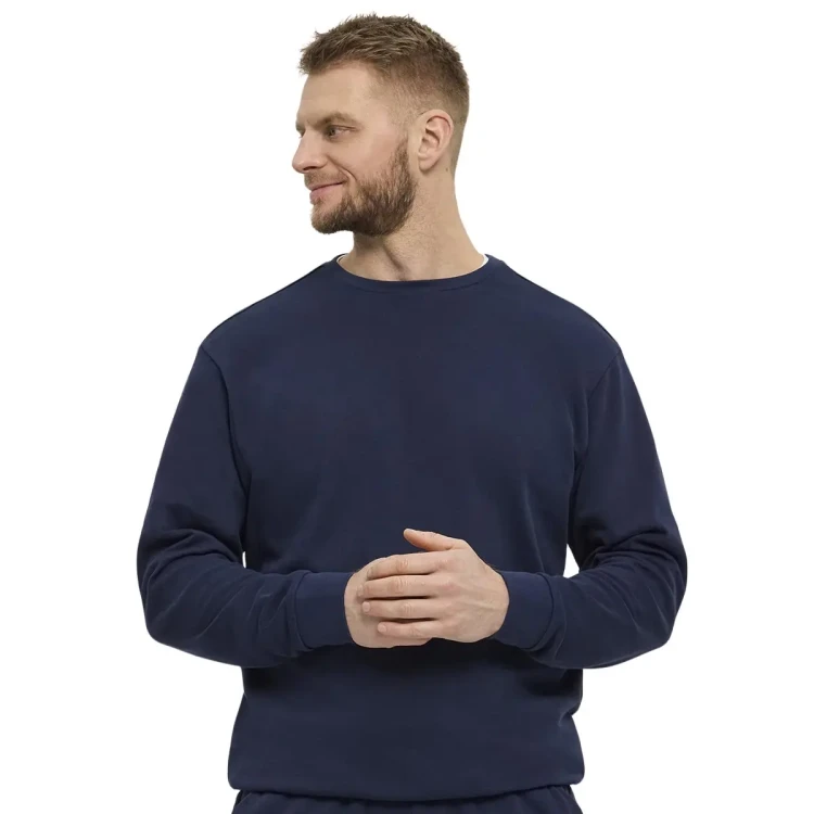 granatowa gladka meska bluza xxl