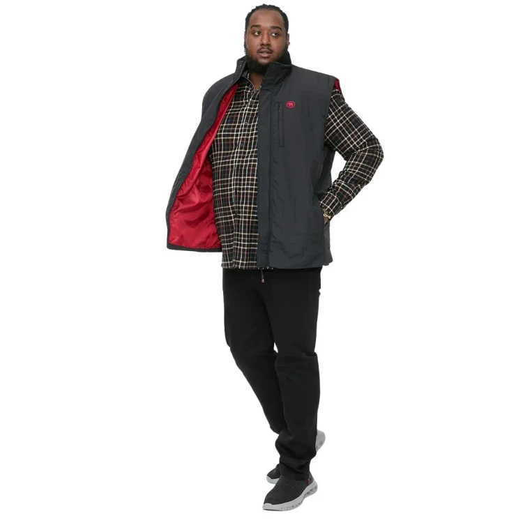 duzy meski ocieplacz czarny 6xl