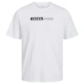 duzy meski bialy tshirt z napisami
