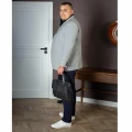 przystojny pan marynarka szara krata 6xl