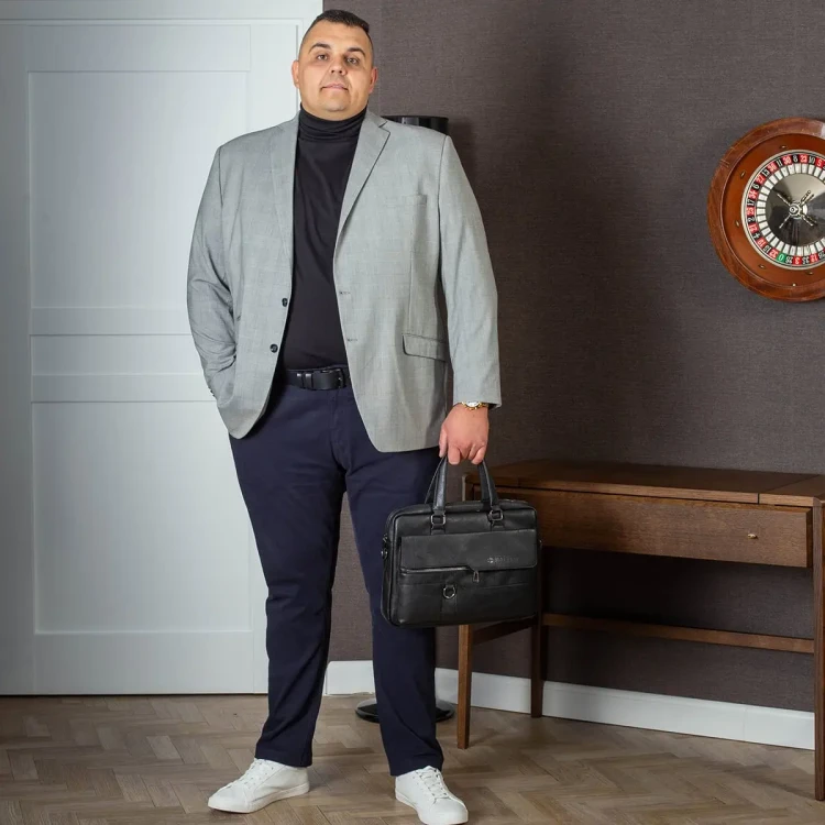 marynarka plus size 5xl szara duza