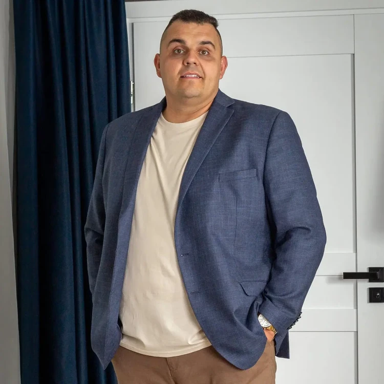 duzy mezczyzna wesele 4xl marynarka