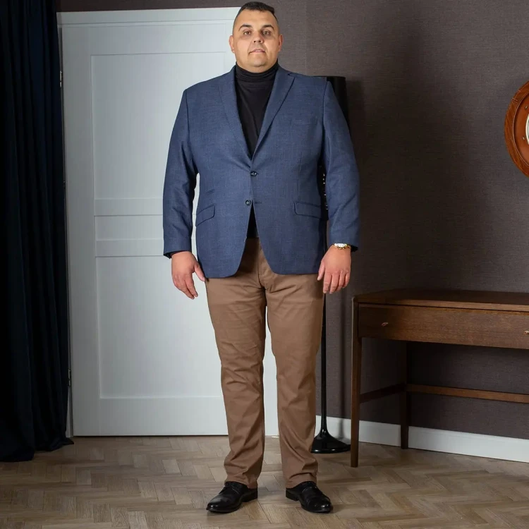 marynarka granatowa duza  8xl