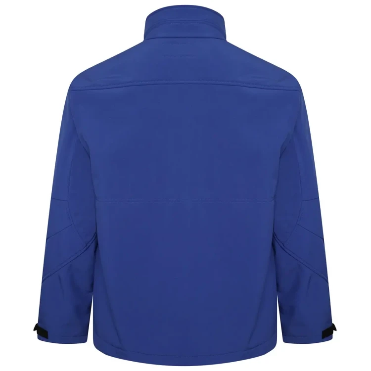 kurtka plus size meska softshell niebieska