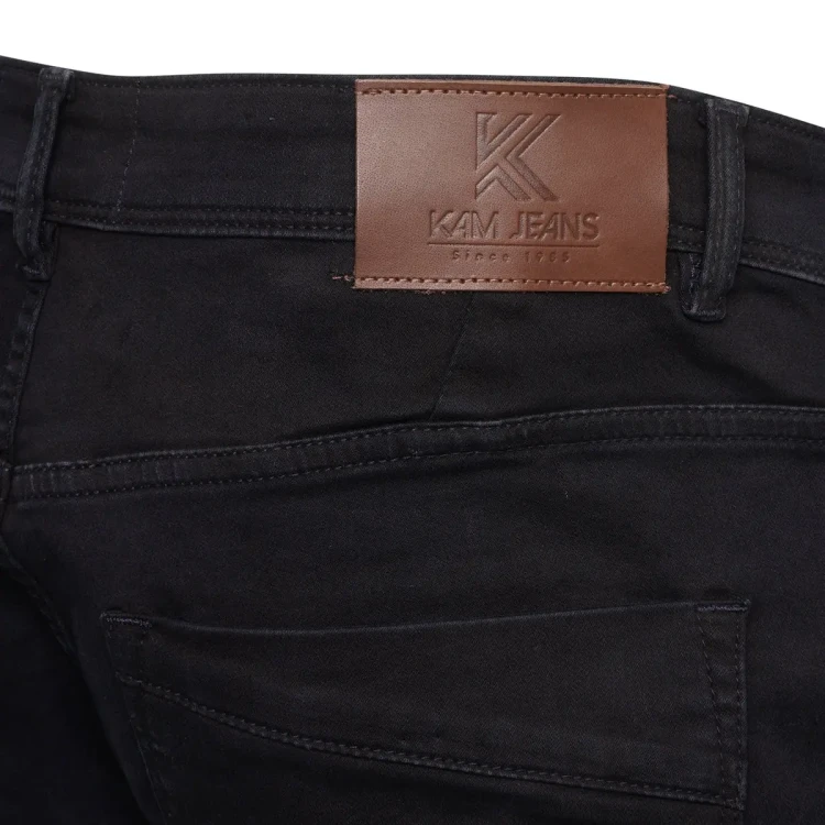 jeansowe dlugie czarne meskie spodnie plus size