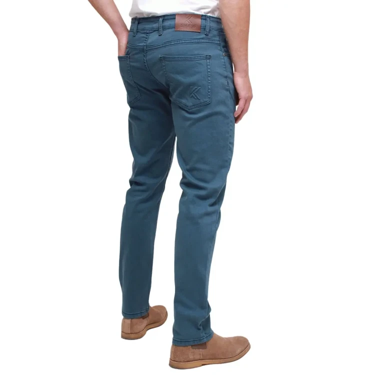 jeansy plus size Kam Bens ciemnoniebieskie