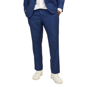Duże męskie spodnie eleganckie Jack & Jones 12263989 ciemnoniebieskie