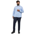 eleganckie granatowe spodnie plus size
