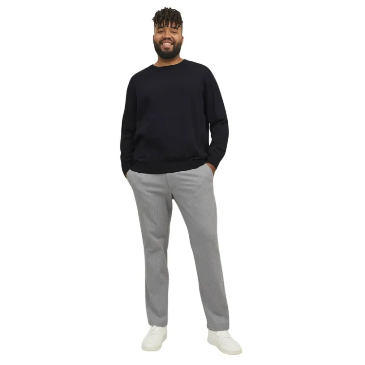 duzy sweter dekolt pologragly plus size