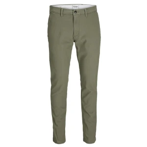 Duże męskie spodnie chinosy Jack & Jones 12243603 khaki