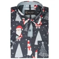 koszula w swiateczny print xxl Kam
