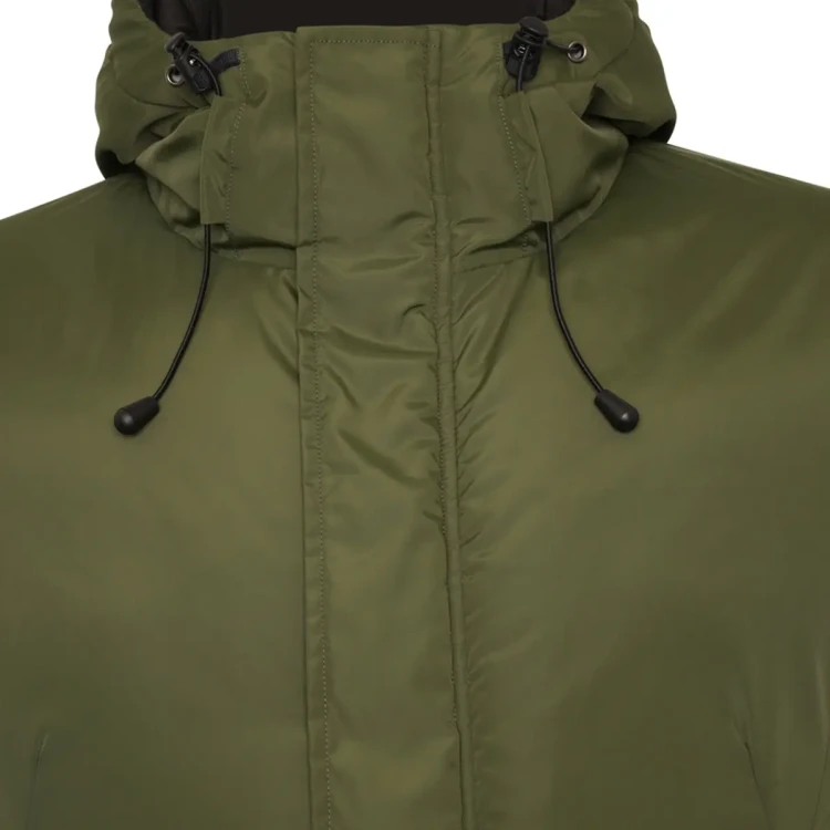 kurtka parka dla mezczyzn plus size khaki
