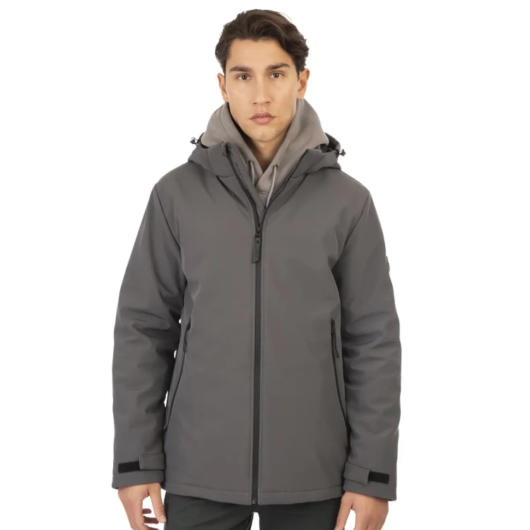 ciemnoszara meska kurtka softshell duze rozmiary