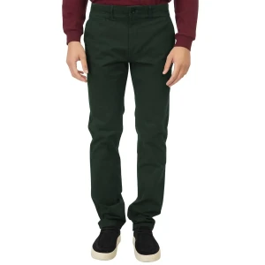 Duże męskie spodnie chinosy Double Urban Outfitters CP-4012 zielone