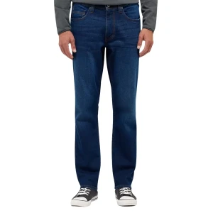 Duże męskie spodnie jeansy Mustang 1015885-5000-802 ciemnoniebieskie