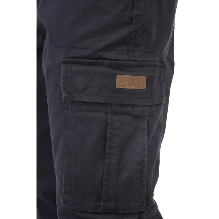 gladkie spodnie z kieszeniami plus size