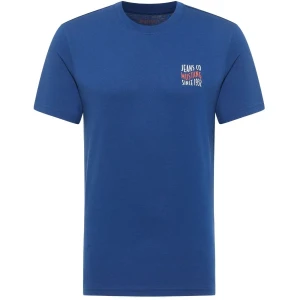 Duży t-shirt koszulka męska Mustang 1016267-5445 ciemnoniebieska
