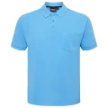 turkusowa koszulka polo meska plus size