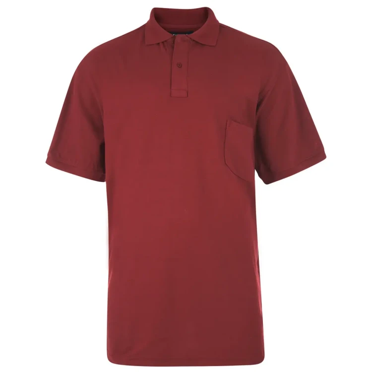 bordowa koszula polo xxxl
