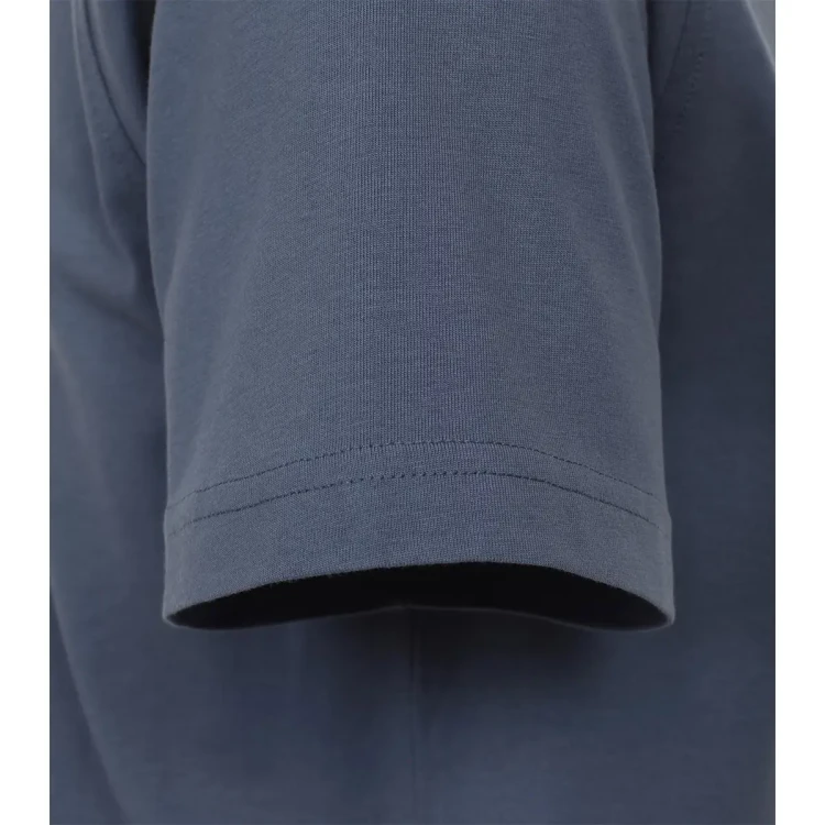 gladki t-shirt dla puszystych panow