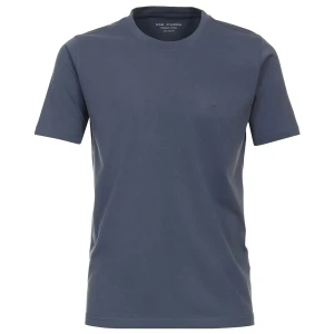 Duża męska koszulka gładka t-shirt Casa Moda 4200-132 indigo