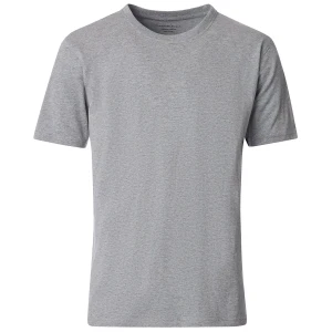 Duża męska koszulka gładka t-shirt Casa Moda 4200-713 jasnoszary