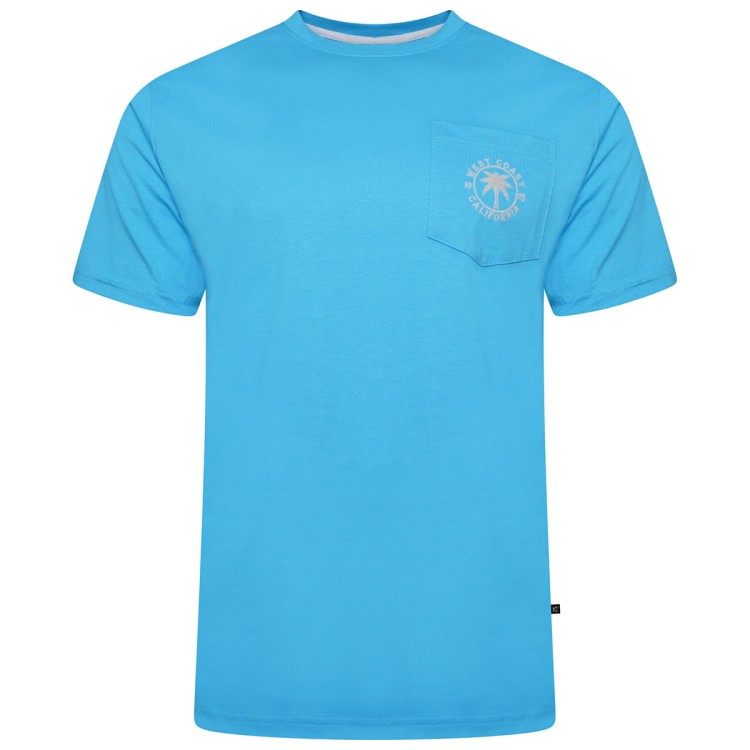 duzy t-shirt niebieski