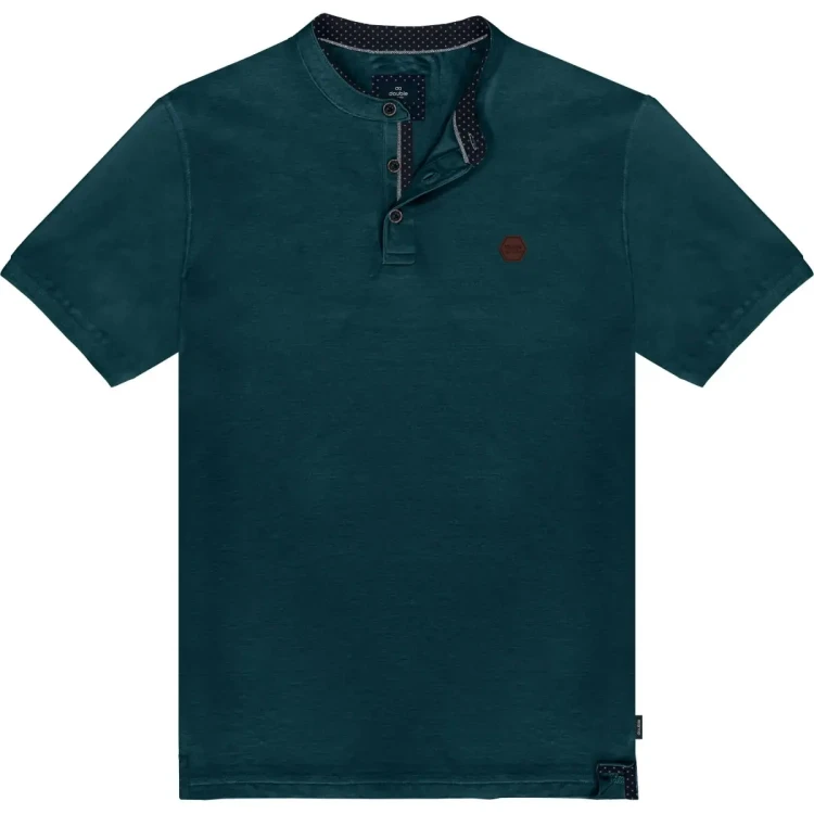 morska koszulka polo dla mezczyzn plus size