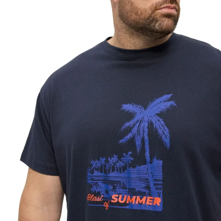 t-shirt z printem plus size meski