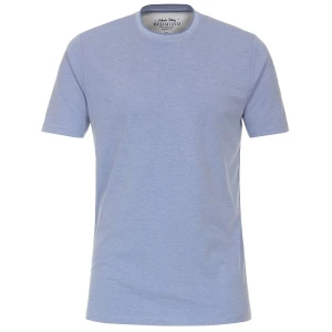 Duża męska gładka koszulka t-shirt Redmond 231930650-12 błękitny