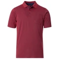 bordowa koszulka polo meska 4xl
