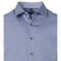 elegancka niebieska koszula plus size