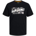 czarny t-shirt modny meski xxl