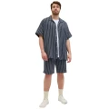 plus size meskie spodenki paski 7xl