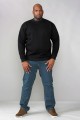 gladka prosta meska duza bluza duke sweat rockford czarna