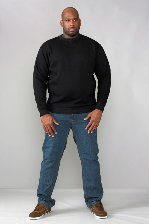 gladka prosta meska duza bluza duke sweat rockford czarna