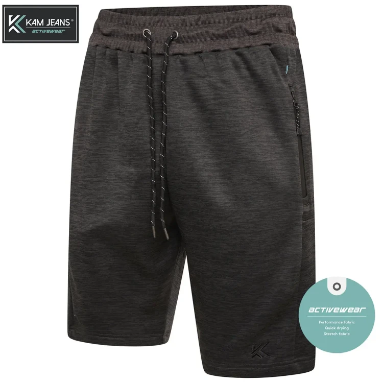 duze ciemnoszare sportowe spodenki plus size