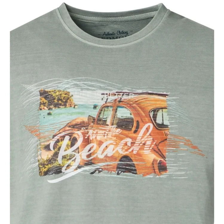 duzy t-shirt dla puszystych panow nadruk
