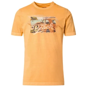 Duża męska koszulka t-shirt z nadrukiem Redmond 251970650-204 pomarańczowy