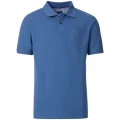 niebieska koszulka polo plus size
