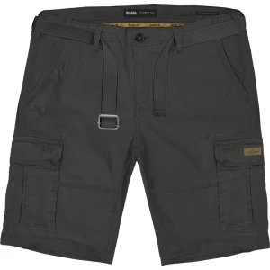 Duże męskie spodenki bojówki z paskiem Double Urban Outfitters MSHO-7011 grafitowe