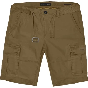 Duże męskie spodenki bojówki z paskiem Double Urban Outfitters MSHO-7011 brązowe
