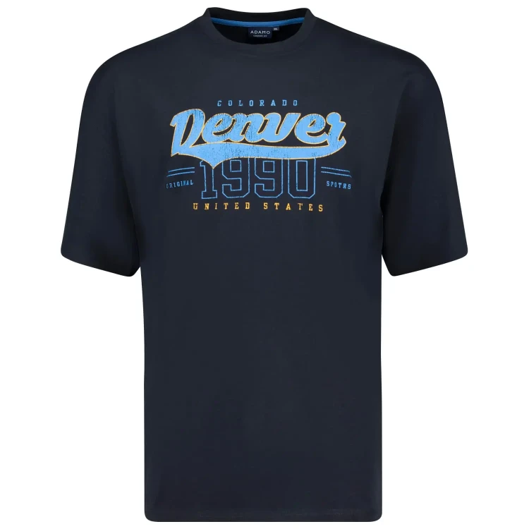 duza granatowa koszulka t-shirt meski xxl