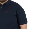polo granatowy kolor 5xl gladka